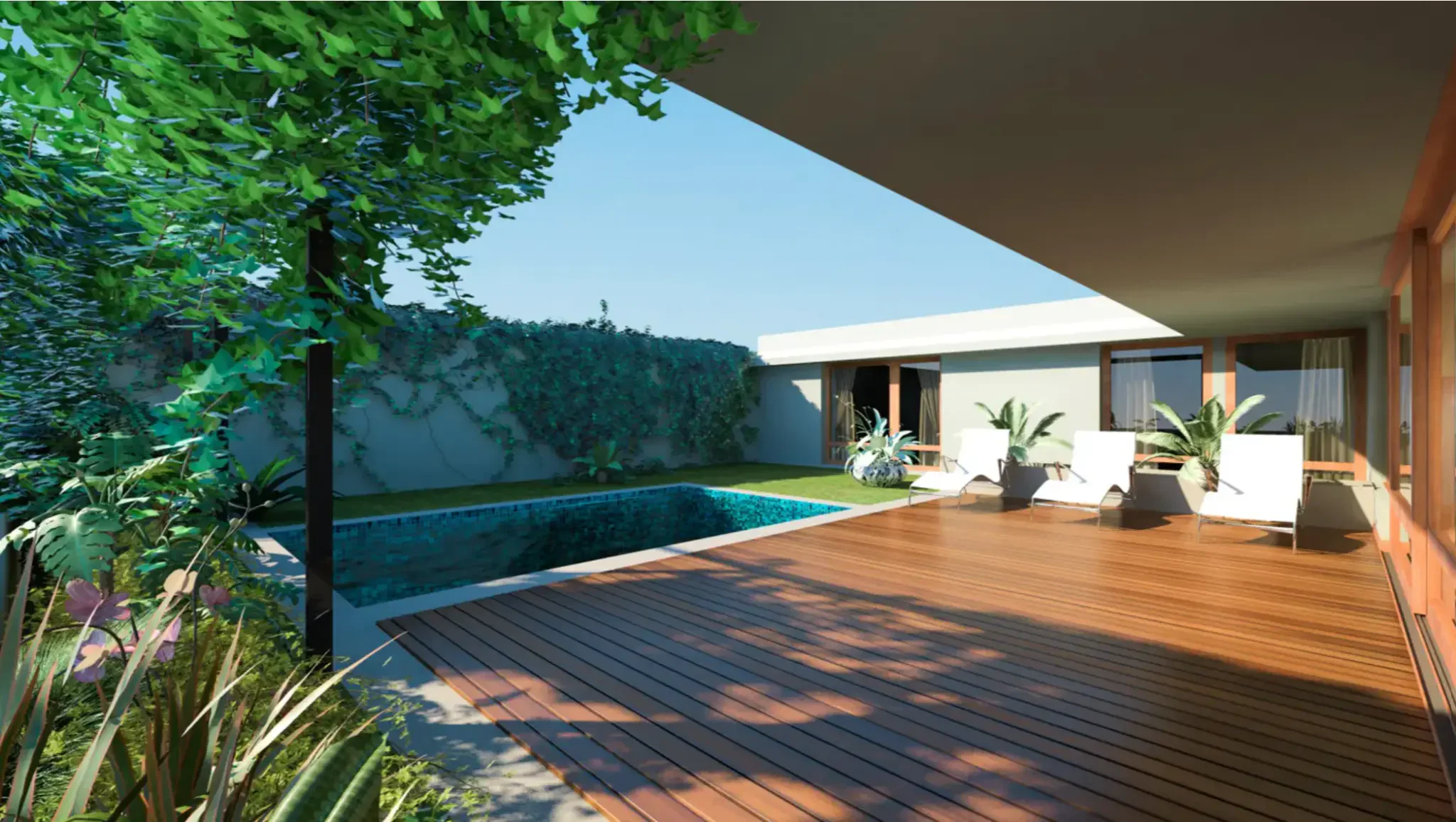 Deck de madeira